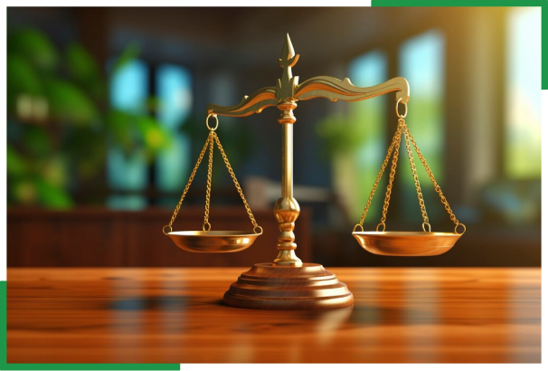 Scales of justice representing offshore law practice management and legal support outsourcing USA