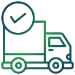 Icon representing Manufacturing & logistics